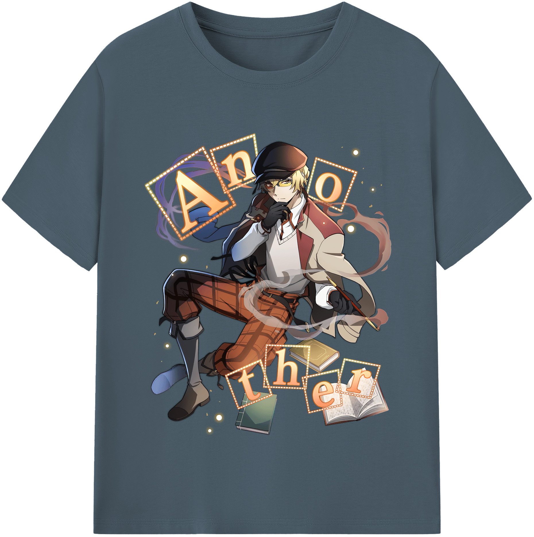 （画像用） 文豪ストレイドッグス Bungo Stray Dogs 綿100％半袖Tシャツ（フロントプリント）